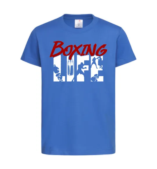 Детская футболка Art boxing Ярко-синий фото