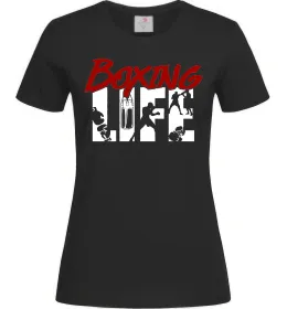 Женская футболка Art boxing Черный фото