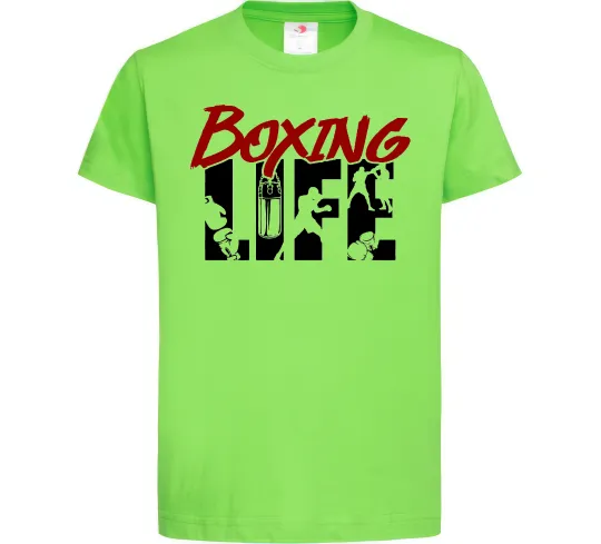 Детская футболка Art boxing Лаймовый фото