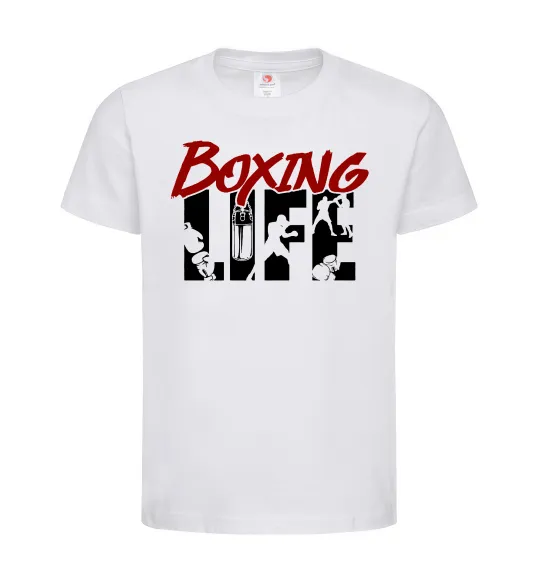 Детская футболка Art boxing Белый фото