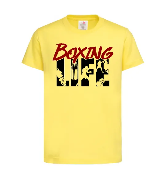 Детская футболка Art boxing Лимонный фото