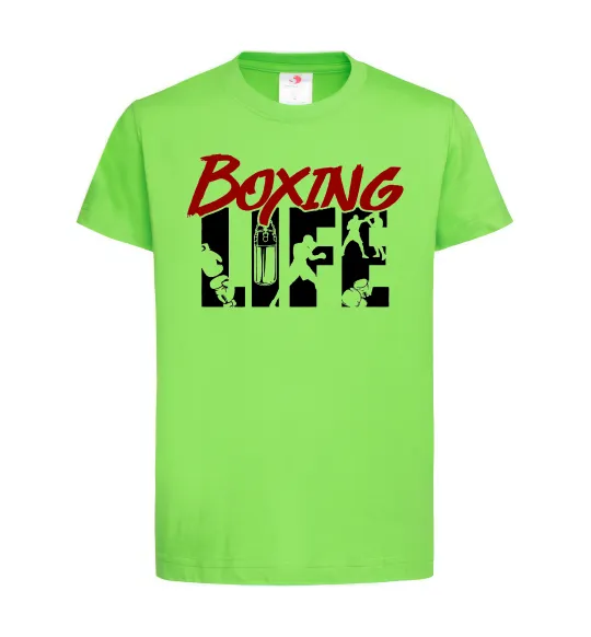 Детская футболка Art boxing Лаймовый фото