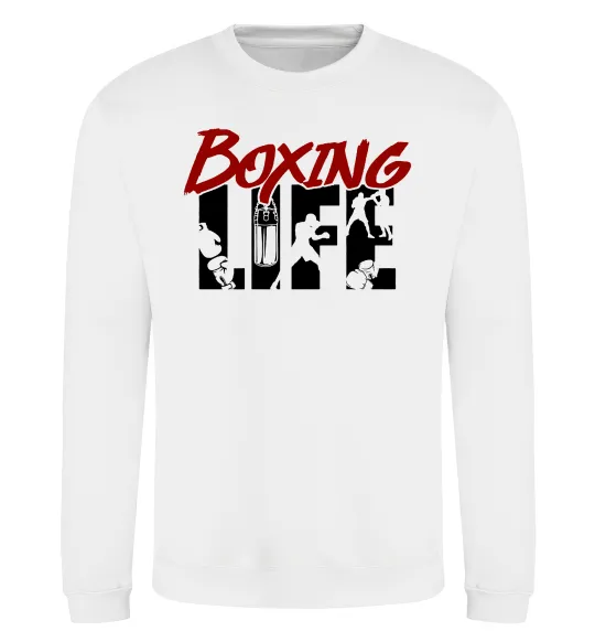 Свитшот Art boxing Белый фото