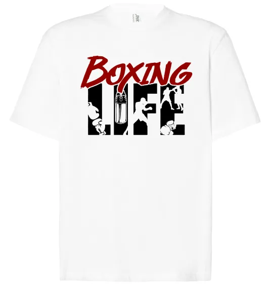 Футболка Оверсайз Art boxing Белый фото