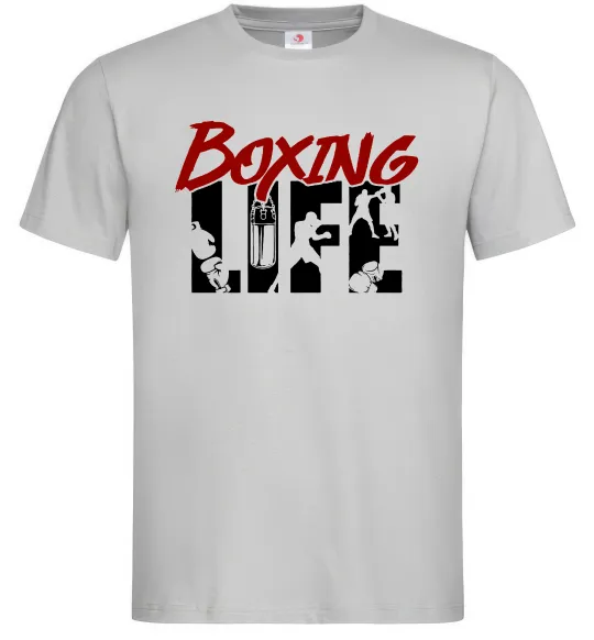 Мужская футболка Art boxing Серый фото