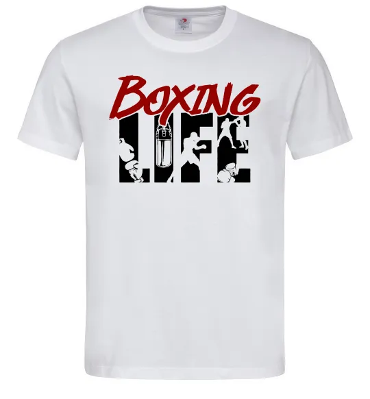 Мужская футболка Art boxing Белый фото