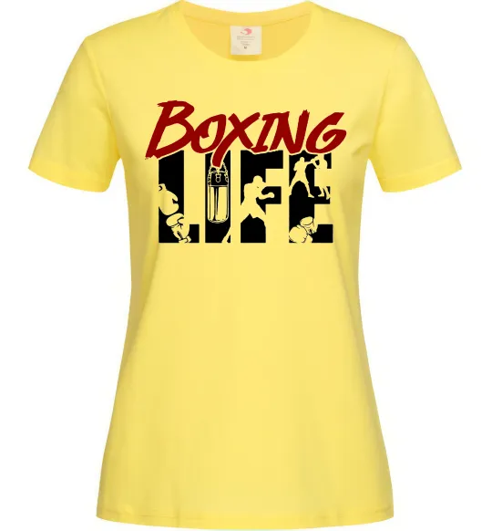 Женская футболка Art boxing Лимонный фото