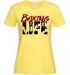 Женская футболка Art boxing Лимонный фото