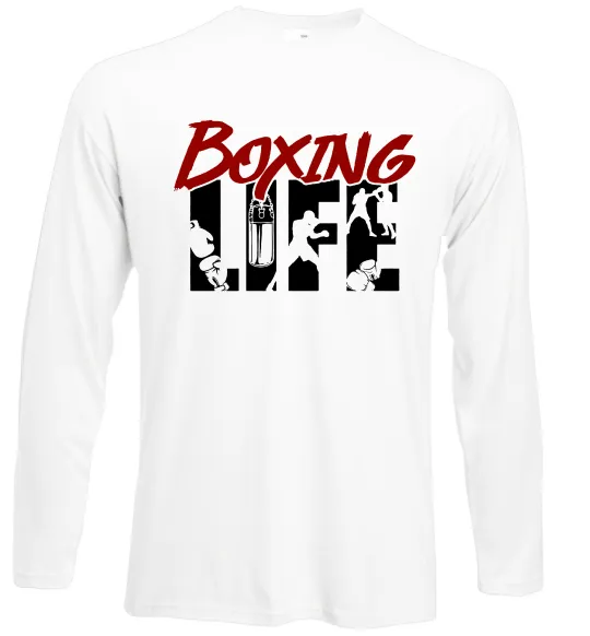 Лонгслив Art boxing Белый фото