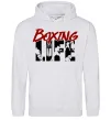 Мужская толстовка (худи) Art boxing Серый меланж фото