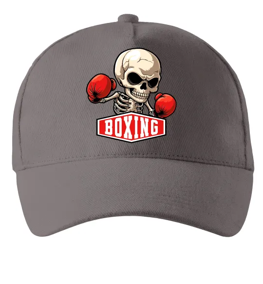 Кепка Boxing skeleton Серый фото