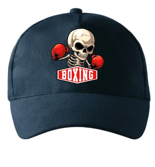 Кепка Boxing skeleton Темно-синий фото