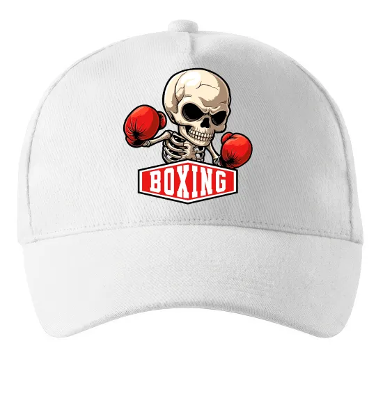 Кепка Boxing skeleton Белый фото