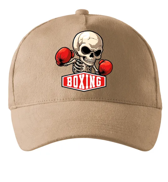 Кепка Boxing skeleton Песочный фото