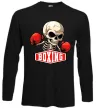 Лонгслив Boxing skeleton Черный фото