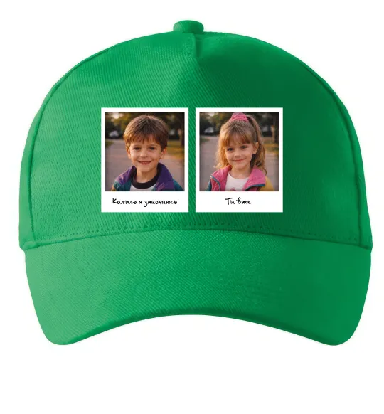 Кепка Дитячі фото парні Зеленый фото