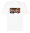 Футболка Оверсайз Дитячі фото парні Белый фото