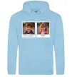 Мужская толстовка (худи) Дитячі фото парні Голубой Мужская толстовка (худи) Дитячі фото парні Голубой фото