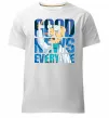 Мужская премиум футболка Good news everyone Белый Мужская премиум футболка Good news everyone Белый фото