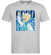 Мужская футболка Good news everyone Серый Мужская футболка Good news everyone Серый фото