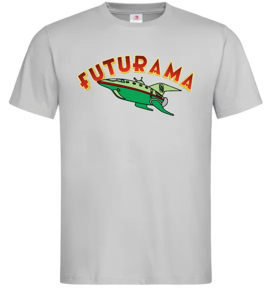 Мужская футболка Futurama Planet Express Серый фото
