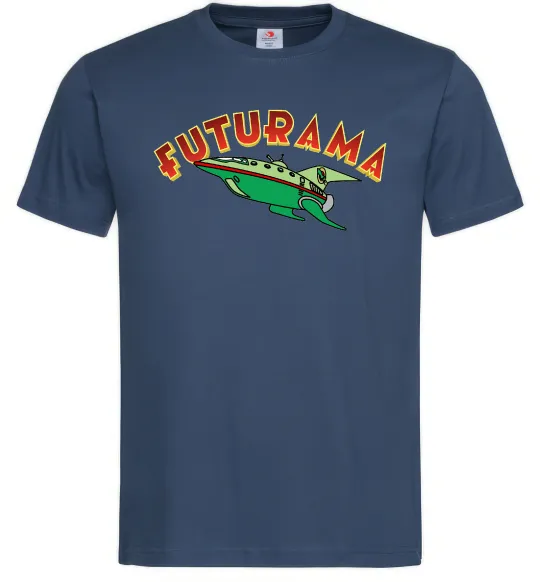 Мужская футболка Futurama Planet Express Темно-синий фото