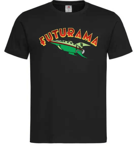 Мужская футболка Futurama Planet Express Черный фото