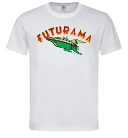 Мужская футболка Futurama Planet Express Белый фото