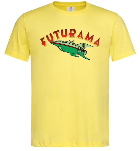 Мужская футболка Futurama Planet Express Лимонный фото