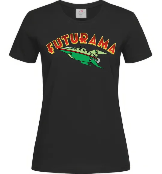 Женская футболка Futurama Planet Express Черный фото