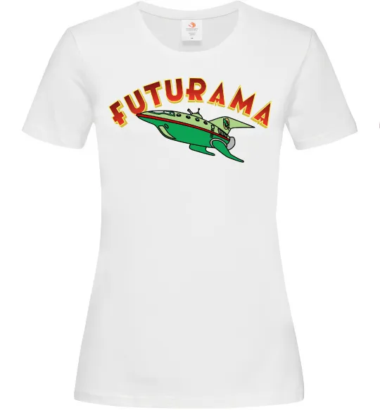 Женская футболка Futurama Planet Express Белый фото
