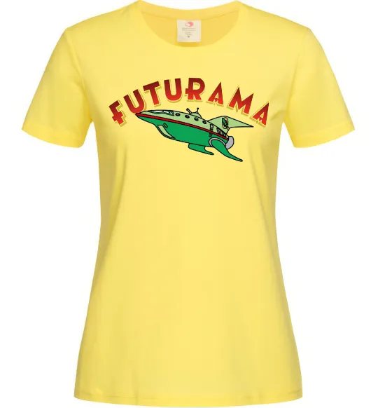 Женская футболка Futurama Planet Express Лимонный фото