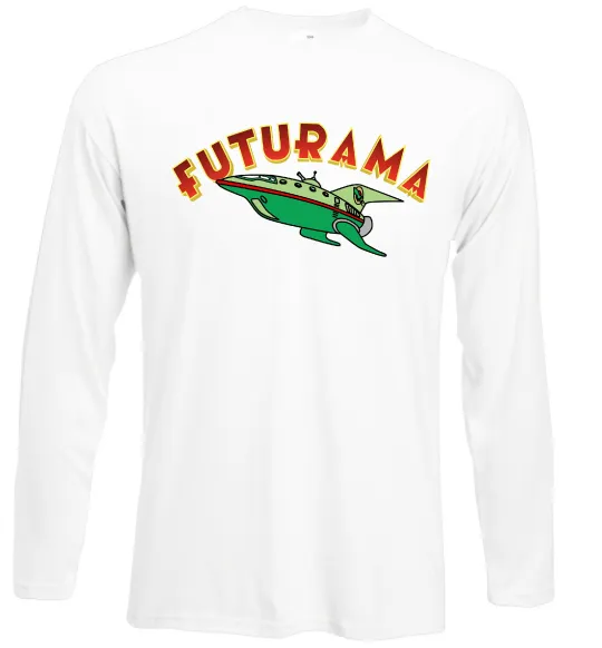 Лонгслив Futurama Planet Express Белый фото