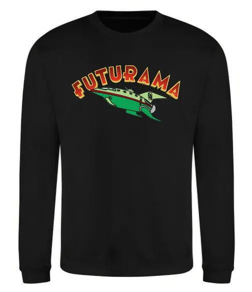 Свитшот Futurama Planet Express Черный фото