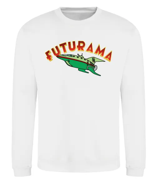 Свитшот Futurama Planet Express Белый фото