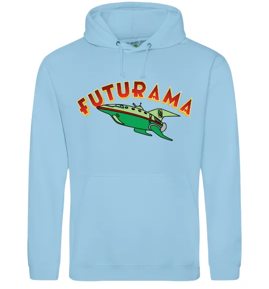 Мужская толстовка (худи) Futurama Planet Express Голубой фото