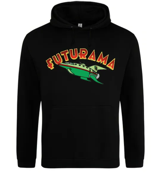 Женская толстовка (худи) Futurama Planet Express Черный фото