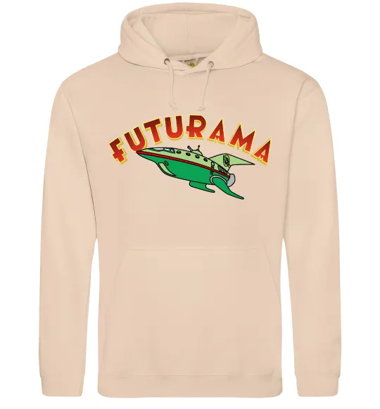 Женская толстовка (худи) Futurama Planet Express Песочный фото