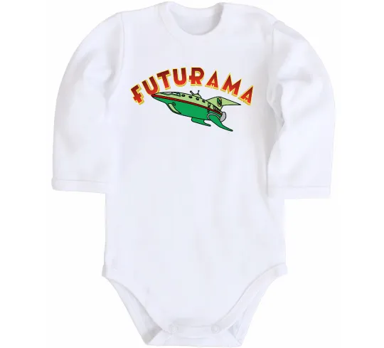 Детский боди Futurama Planet Express Белый фото