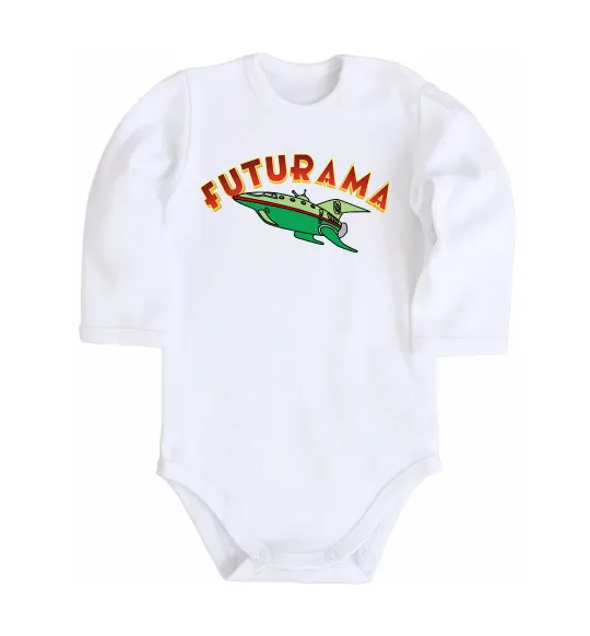Детский боди Futurama Planet Express Белый фото