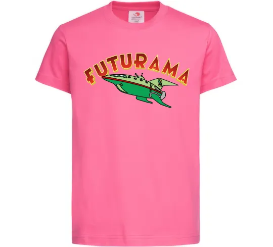 Детская футболка Futurama Planet Express Ярко-розовый фото