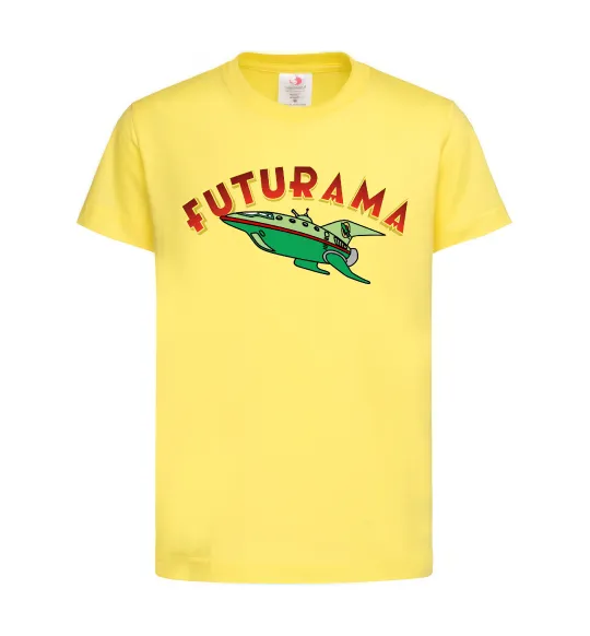 Детская футболка Futurama Planet Express Лимонный фото