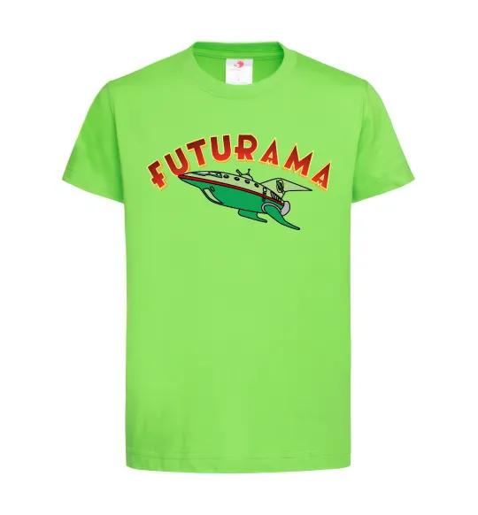 Детская футболка Futurama Planet Express Лаймовый фото