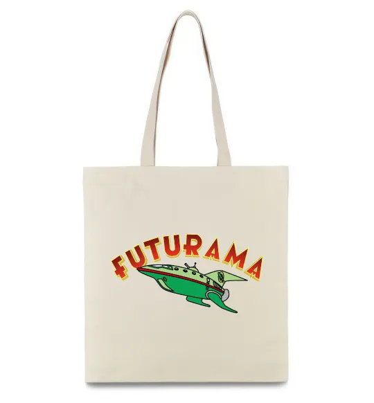 Эко-сумка Futurama Planet Express Бежевый фото