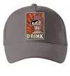 Кепка Drink Бендер Серый фото