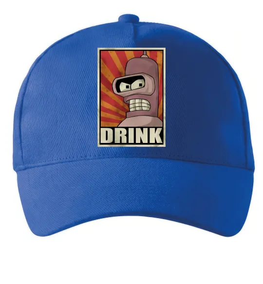 Кепка Drink Бендер Ярко-синий фото