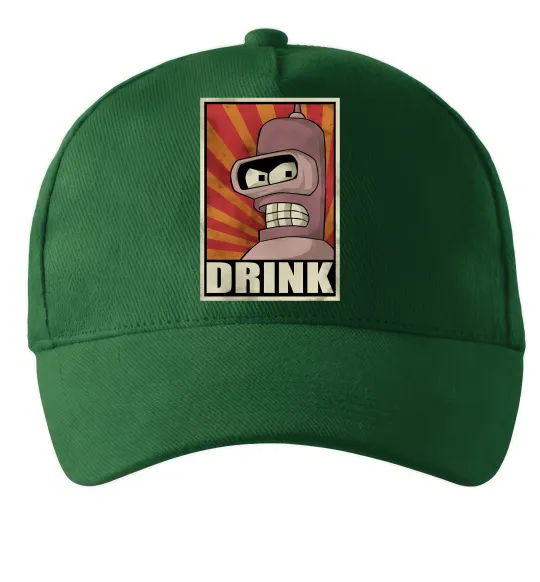 Кепка Drink Бендер Темно-зеленый фото