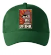 Кепка Drink Бендер Темно-зеленый фото