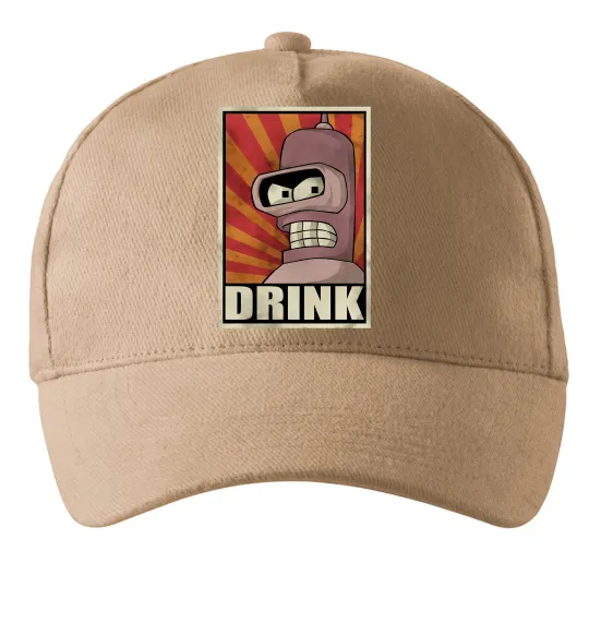 Кепка Drink Бендер Песочный фото