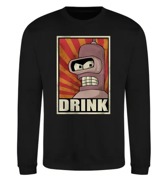 Свитшот Drink Бендер Черный фото